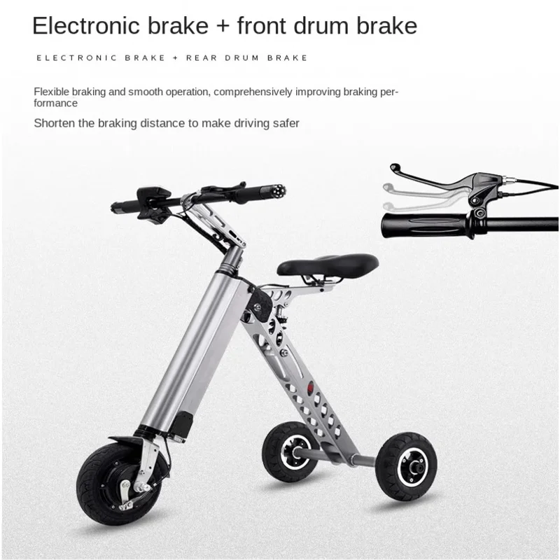

Cross border electric vehicle, adult specific electric scooter, foldable small battery car, tricycle car