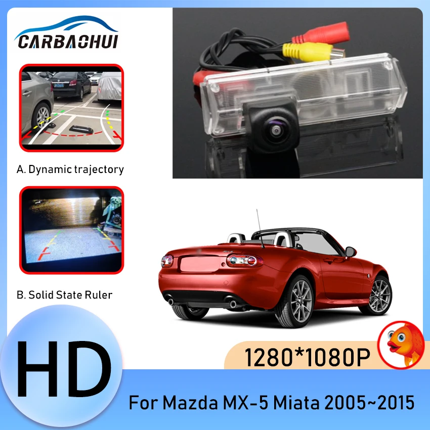 

Rear view camera CCD HD Night Vision Waterproof Backup Parking CAM For Mazda MX-5 Miata 2005~2010 2011 2012 2013 2014 2015