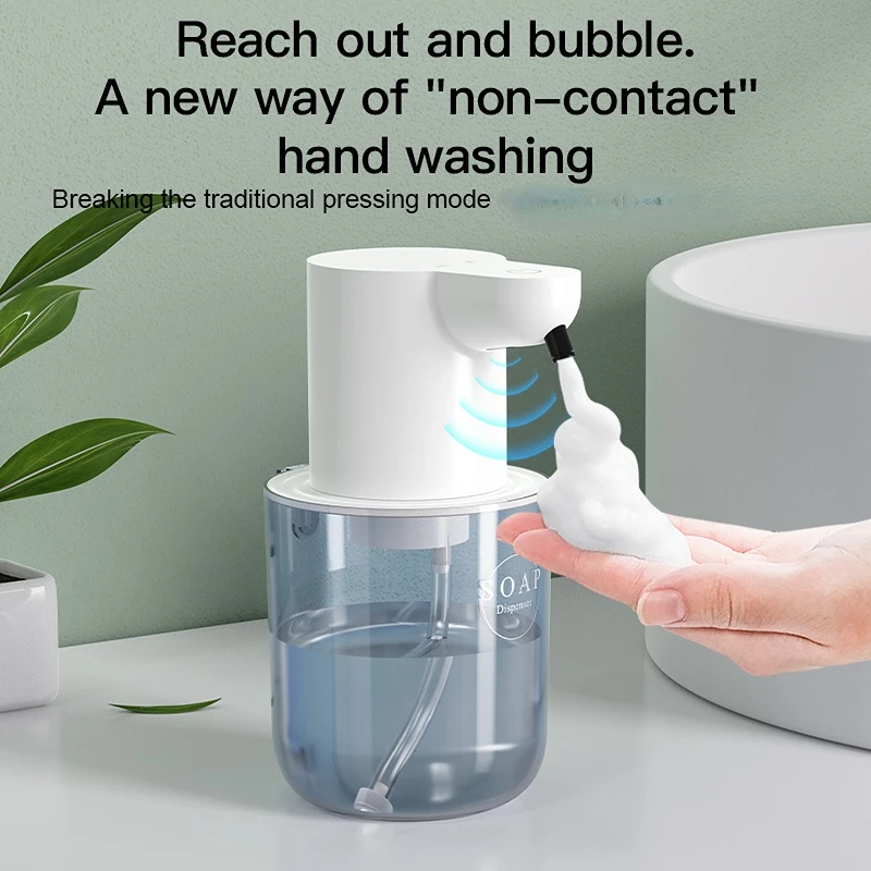 400ML Touchless Desktop Or Wall-Mounted Automatic Smart Sensor Soap Dispenser Hand Clean Sanitizer Machine For Kitchen Bathroom