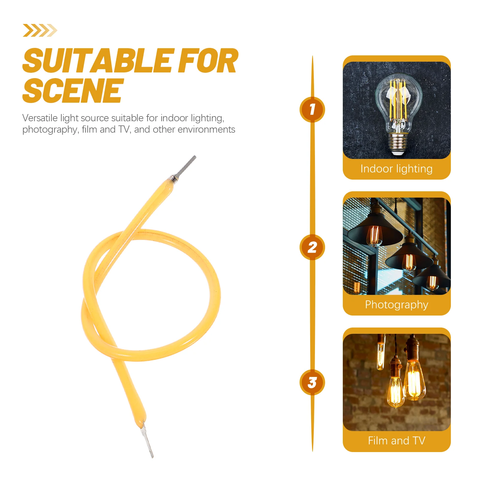 6 ชิ้น Filament สําหรับหลอดไฟ LED ลูกปัดยืดหยุ่นอุปกรณ์เสริมหลอดไฟ Vintage Silica Gel Part ไดโอดซ่อม