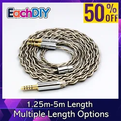99% Pure Silver + Graphene Silver Plated Shield Earphone Cable For Hifiman Sundara Ananda HE1000se V2 HE6se he400se LN007932