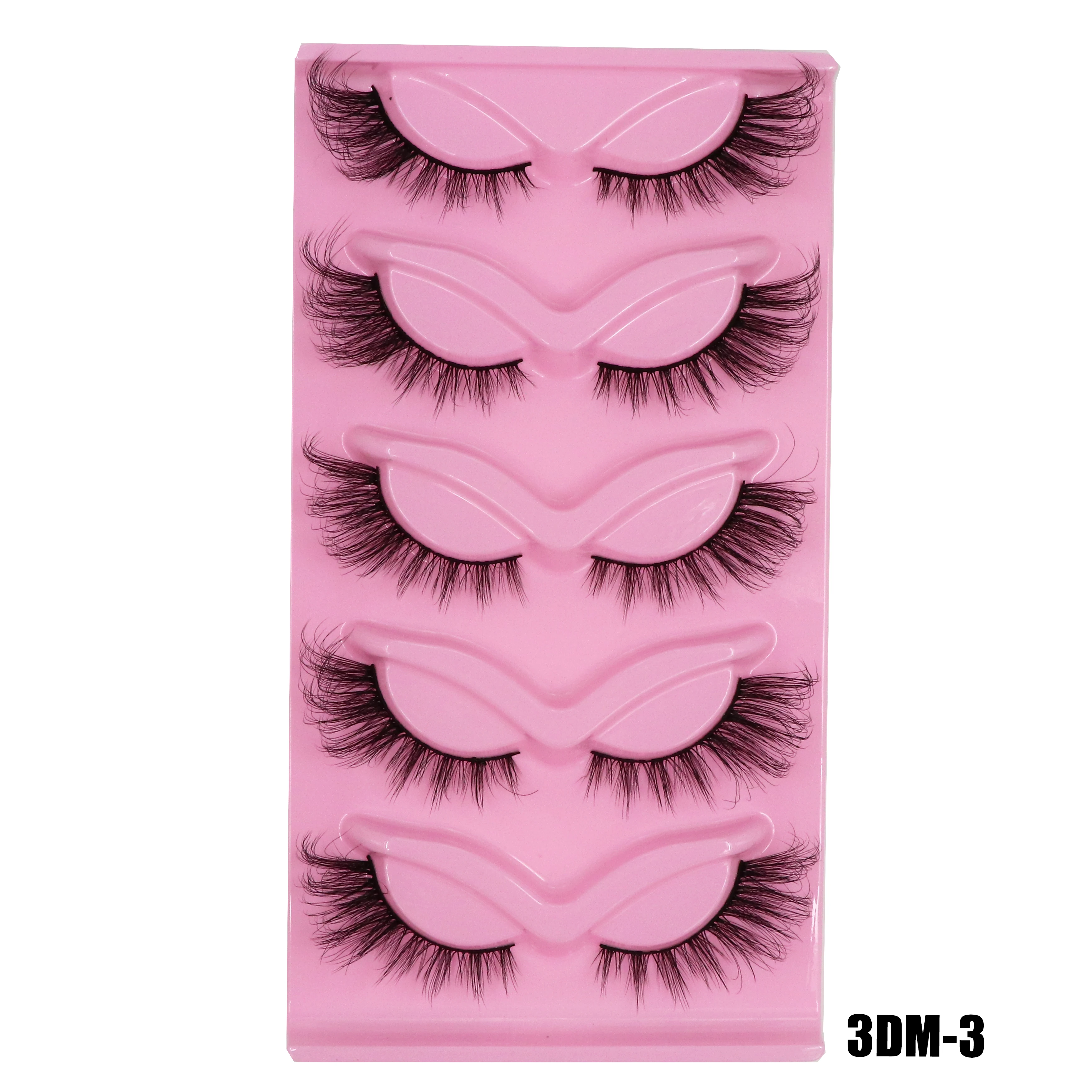 Cat Eye Lashes Winged End Eye Elongated Eyelashes Faux Mink Eyelashes Fake Fox Eye Lashes Soft Natural Long Makeup Lashes Cils