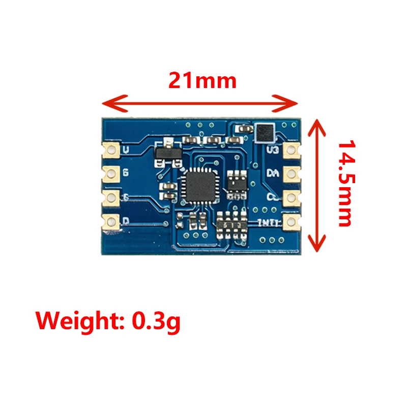 ZY MPU9250 9-Axis IMU Sensor Module Accelerometer Gyroscope Magnetometer I2C Digital Attitude Sensor For Arduino view 6