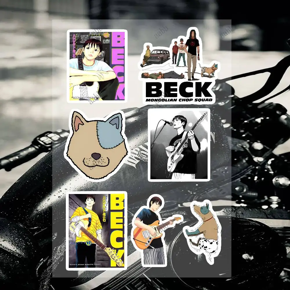 Beck Anime Motorcycle Decal Sticker Kit Reflective Graphics For Helmet Tank Fairing Body Custom Bike
