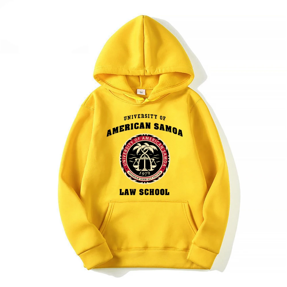 Better Call Saul Inspirado Moletom Hoodies University of American Samoa Law School Hoodie Primavera e Outono Homem Mulheres Pullover