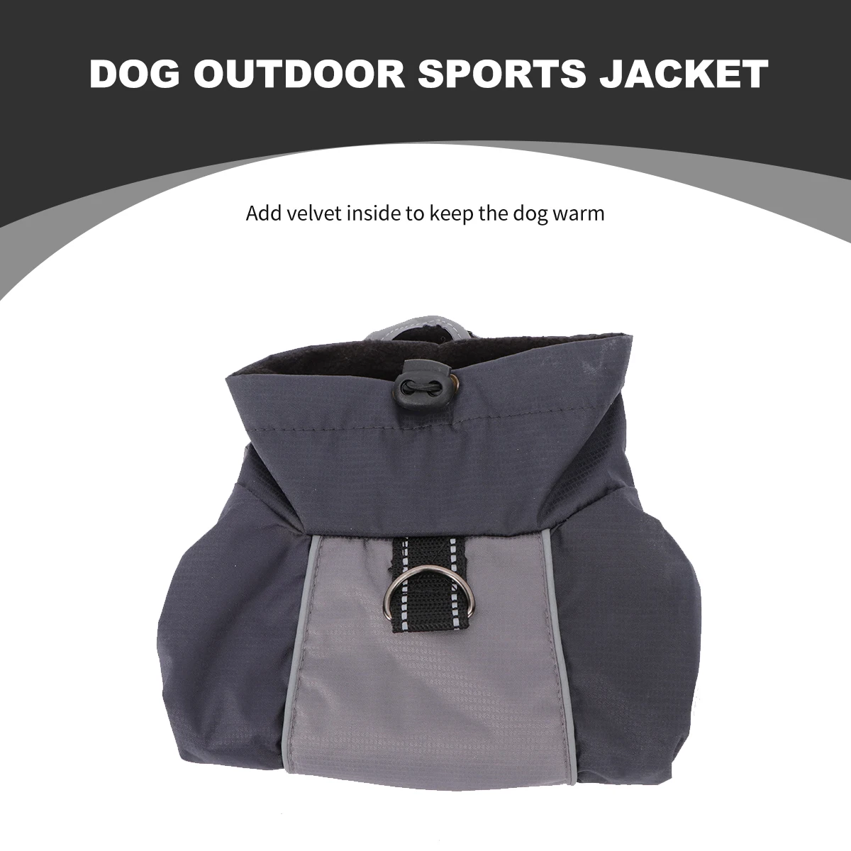 

Premium Dog Jacket Waterproof Warm Coat Reflective Safety Design for Adjustable Harness Compatible with Leash