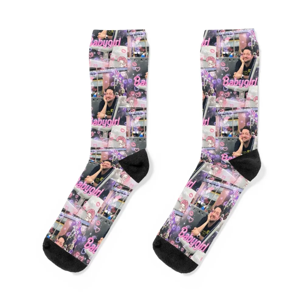 

Sal Vulcano Babygirl Socks funny gifts kawaii colored Luxury Woman Socks Men's