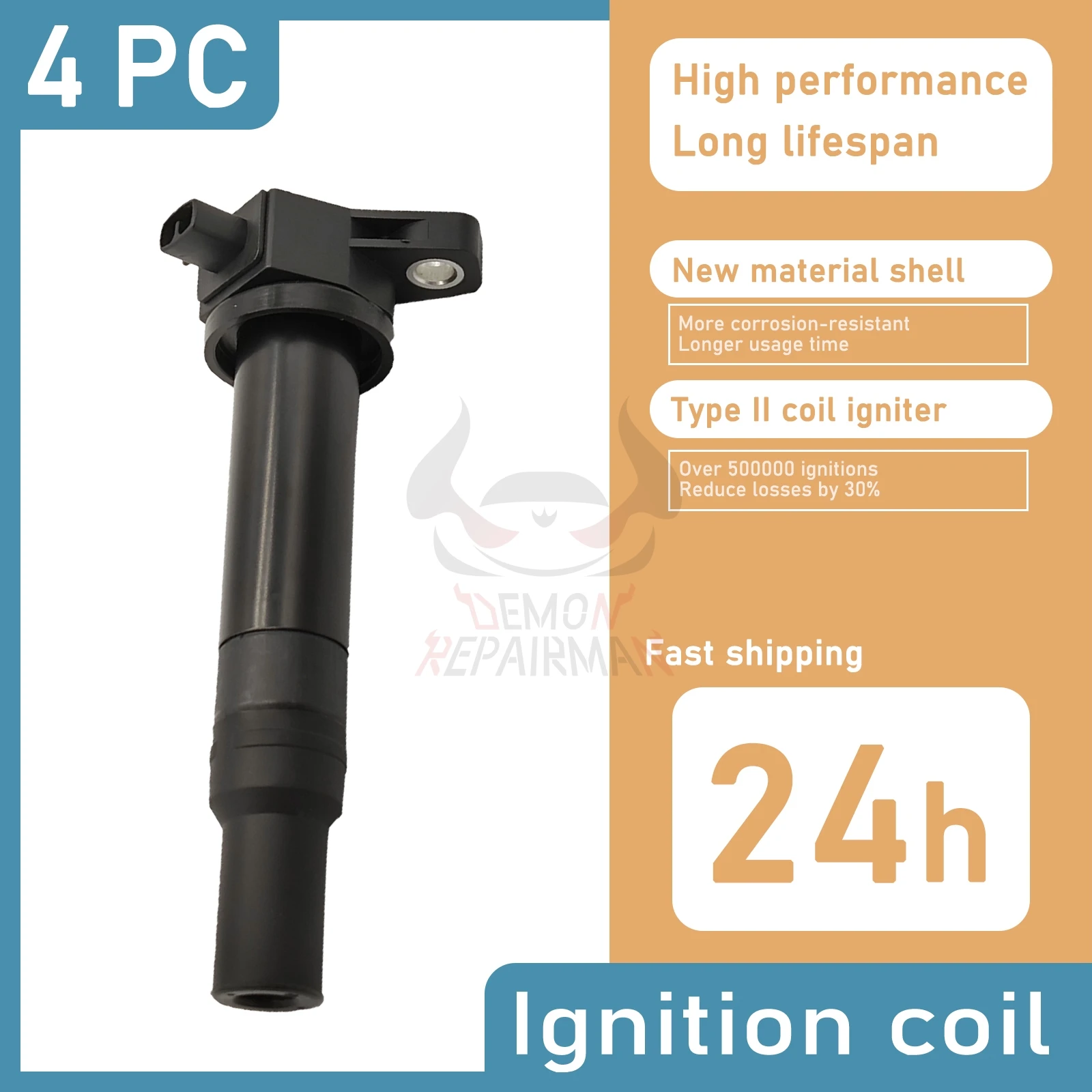 

Car Ignition Coil For HYUNDAI ACCENT II III COUPE ELANTRA Saloon GETZ MATRIX KIA CERATO Hatchback Saloon 27301-26640 2730126640