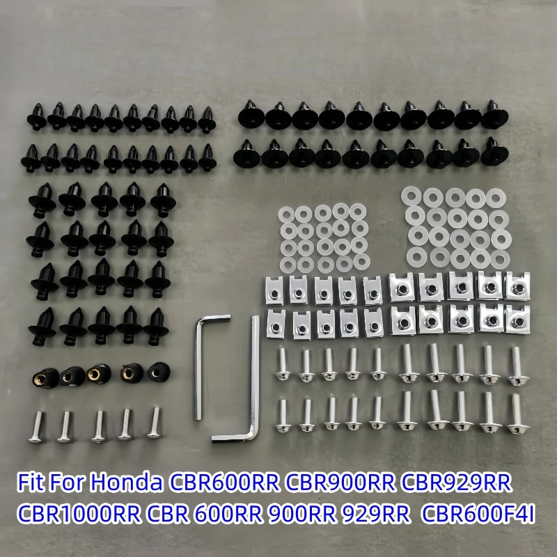 

Fairing Bodywork Kit Bolts Screws Fit For Honda CBR600RR CBR900RR CBR929RR CBR1000RR CBR 600RR 900RR 929RR CBR600F4I