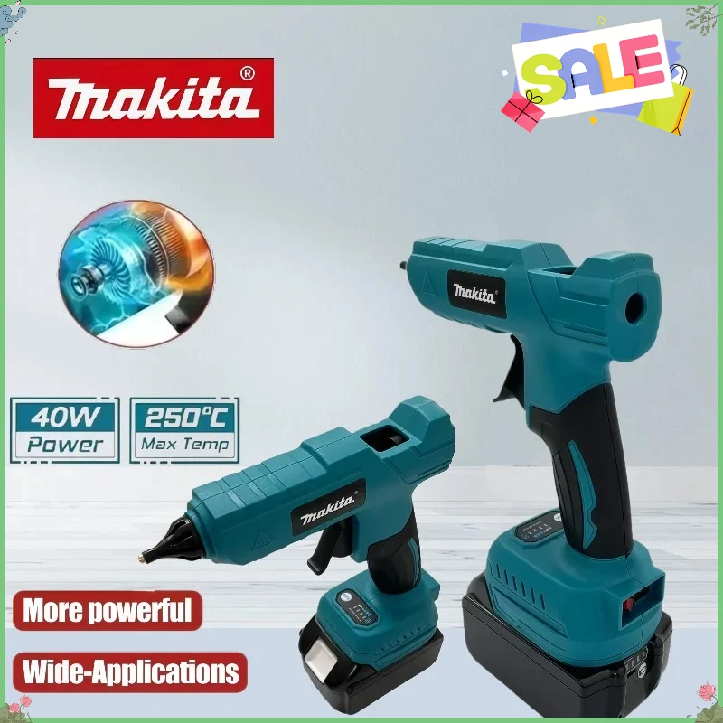 

Makita Cordless Electric Handheld Hot Glue Gun Repair DIY Hot Melt Welding Hot Air Gun Anti-scald Nozzle Tool For Makita Battery