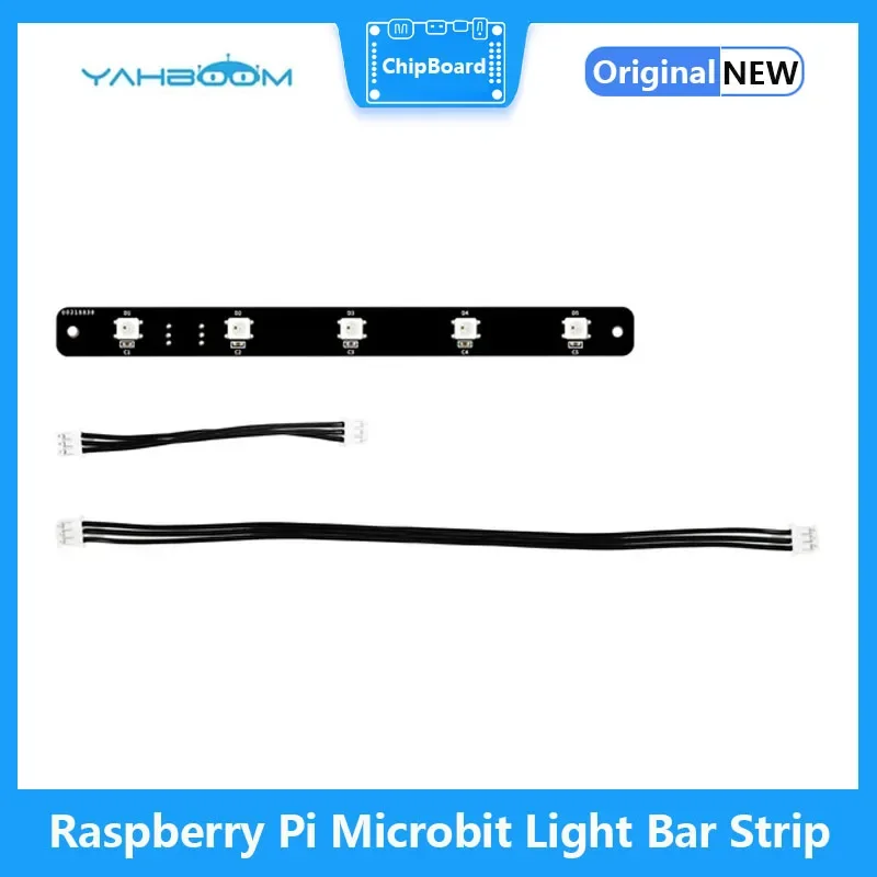 5PCS/14PCS Lamp Programmable Full-color RGB Light Bar Strip for Robot Can Support Three-color Flexible FPC Raspberry Pi Microbit