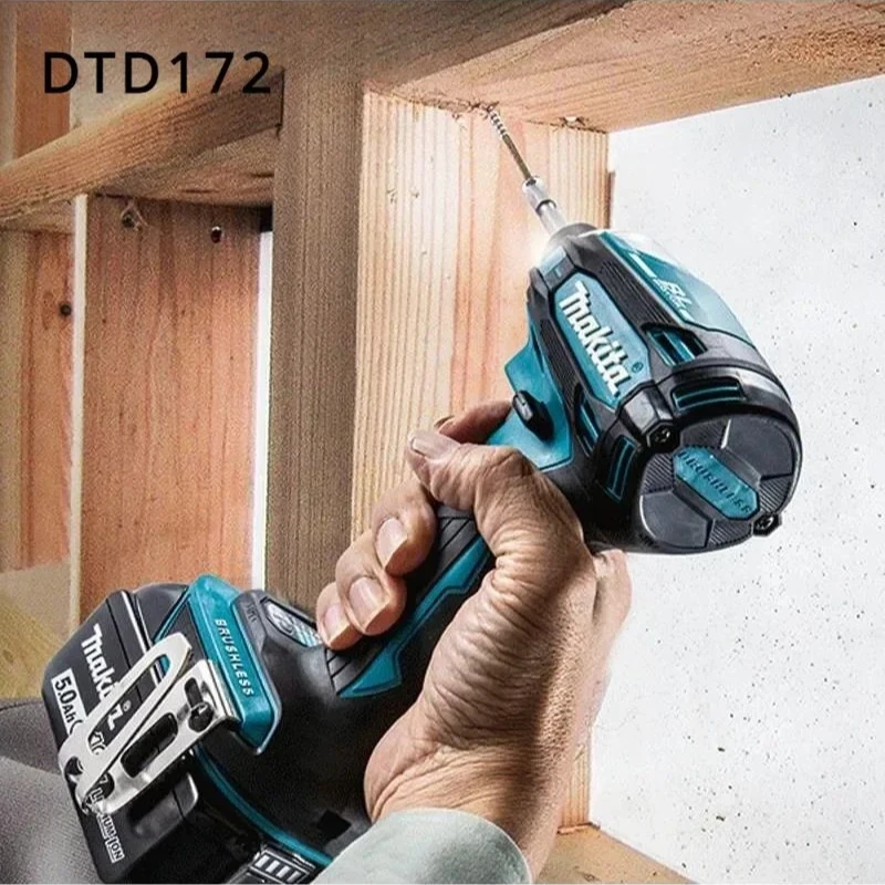 สว่านไร้สาย Makita DTD172 สว่านชาร์จไร้แปรงถ่าน 18V ไขควงไฟฟ้า สว่านกระแทก สว่านไฟฟ้า เครื่องมือไฟฟ้า