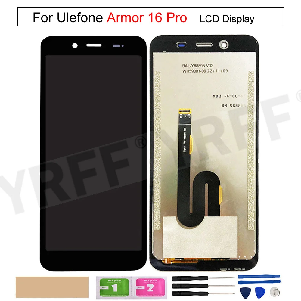 LCD Display For Ulefone Power Armor 16 Pro, 18T, 18T, 19, 17 Pro,Touch Screen Digitizer Assembly Replacement