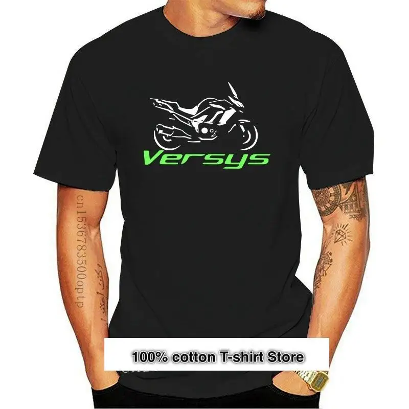 Camiseta de bicicleta versys 1000, camisa de motocicleta 2024, moda urbana, top corto de algodón con cuello redondo