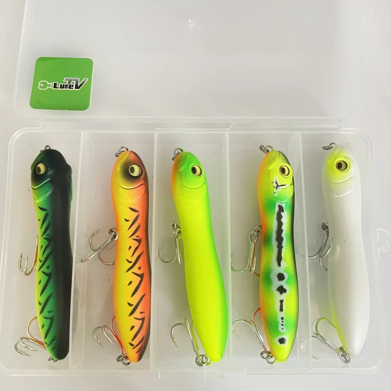 LURETV اليابان IMAKATSU نفس النمط الكلاسيكي Snakehead قلم رصاص جديد صغير Trairao100 Jr الضوضاء سطح الماء الطريق يا الطعم 5 قطعة #6