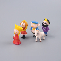 New Kawaii Mini Journey To The West Four Simulated Tang Monk Sun Wukong Model Doll Children Play House With Small Toys Gift