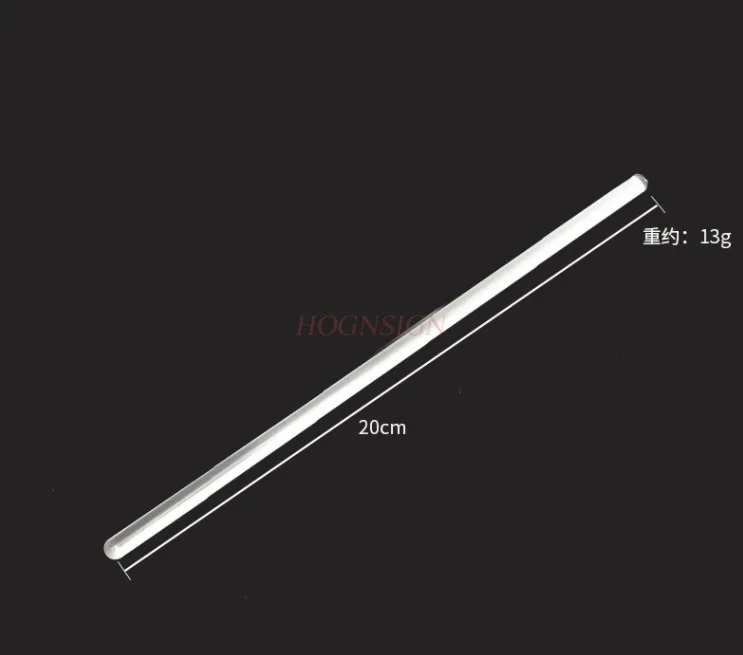 2pcs Glass solid stirring rod Heat resistant and high temperature resistant Glass rod Chemical and biological laboratory