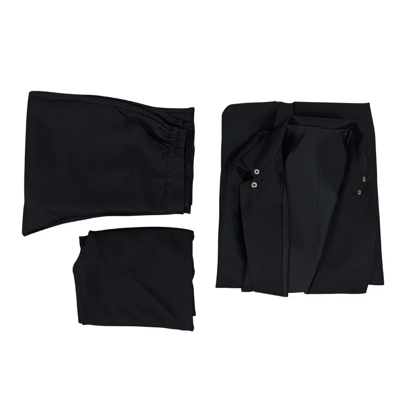 ブラックエージェント ネオ コートスタイルコスチューム パフォーマンス服 ハロウィン衣装 マトリックス三部作 コスプレ 伝統的な中国の衣装