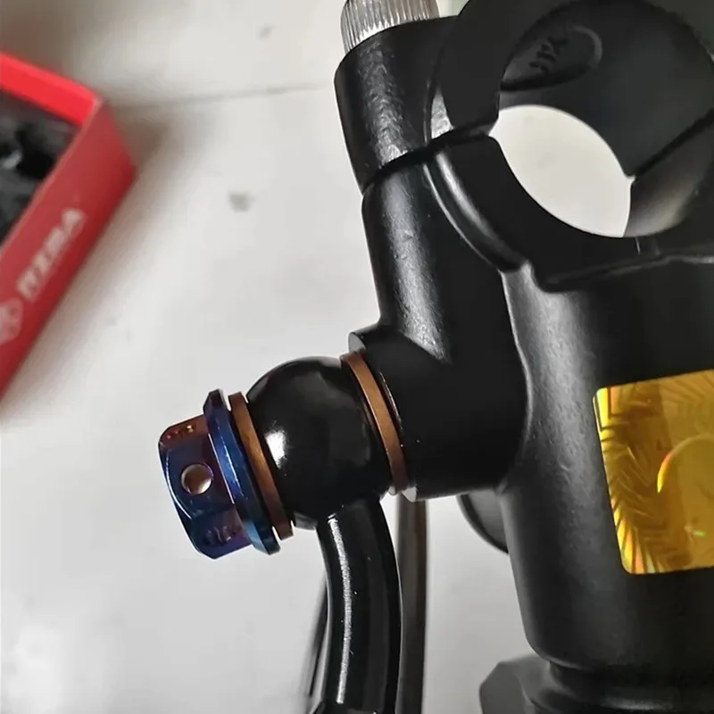 Универсальный ЧПУ M10 * 22 шаг резьбы 1,0/1,25 мм мотоциклетные тормозные суппорты винт гидравлический главный тормозной цилиндр масляный шланг банджо болт