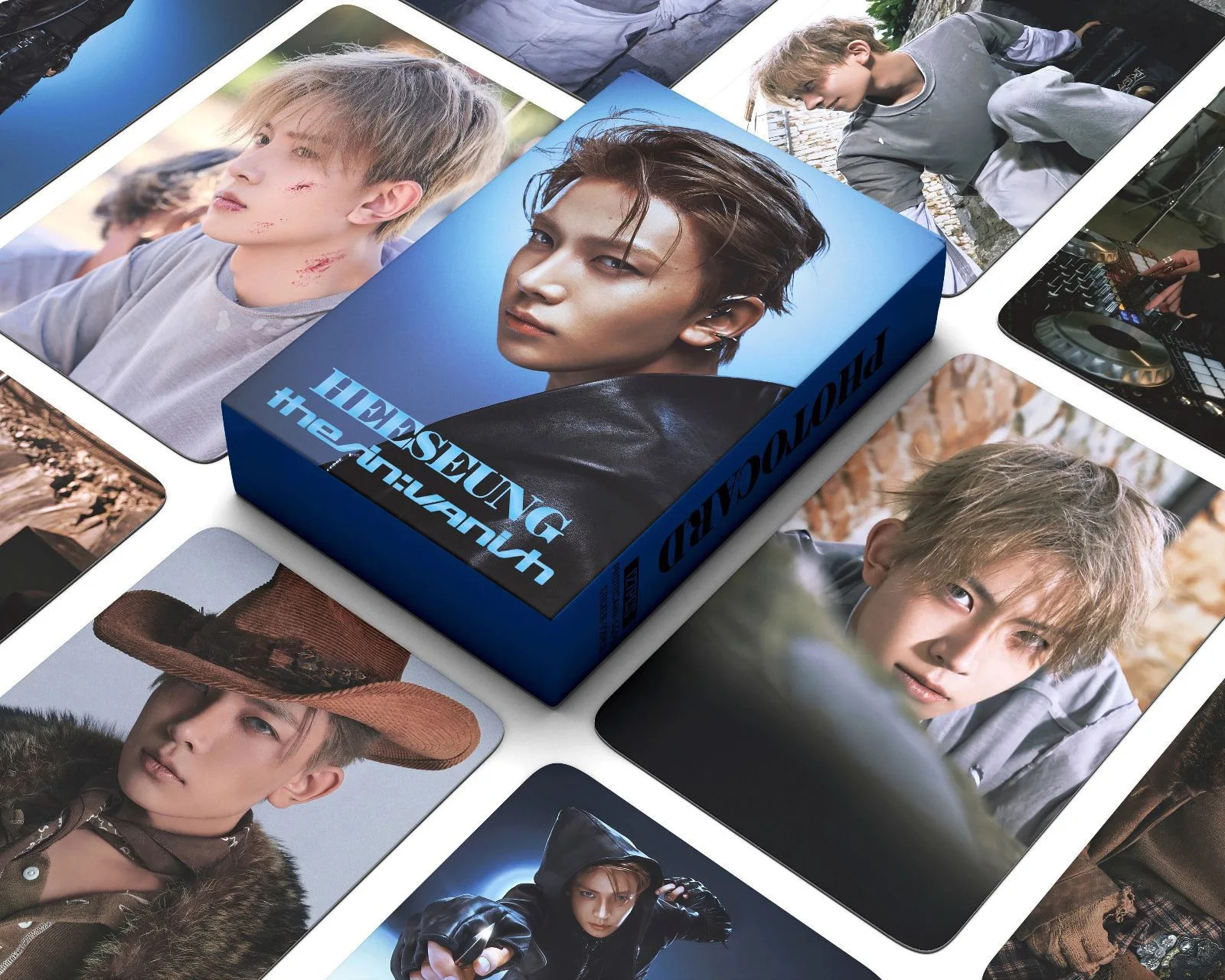 

127 шт. K-pop карточек с изображением популярного айдола Хиёнса из нового альбома "THE SIN:VANISH", HD Lomo-карточки Ли Хиёнсона, высококачественные мини-карточки и DIY-наклейки