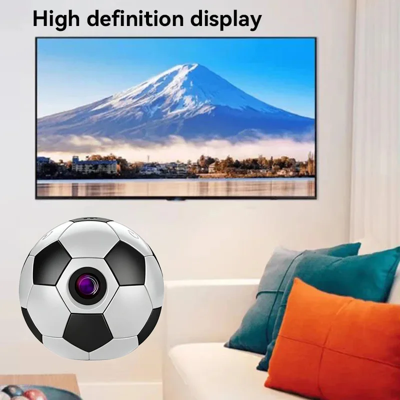 G7 Portable Mini Security Camera 1080P HD 130°Wide-angle Outdoor Soccer Shape Wearable Keychain Video Recorder Camera view 5