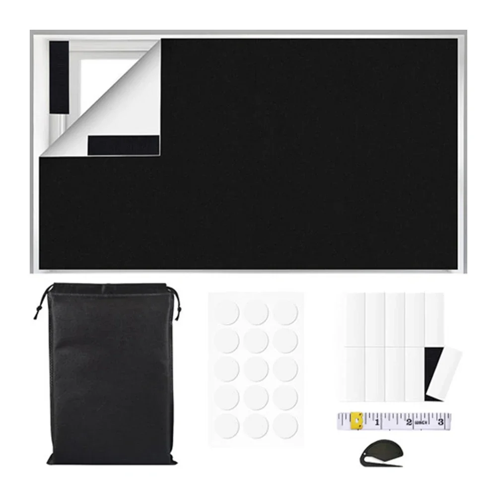 

Kids Room Curtains Portable Blackout Curtains Child Room Decor 420D Oxford Cloth Cuttable Size Easy Installation