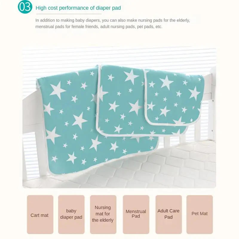 Waterproof Diaper Reusable Diapers For Children Portable Foldable Baby Changing Mat Waterproof Mattress Sheets