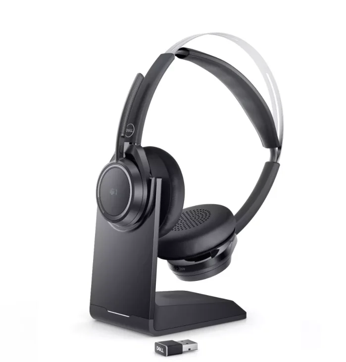 New Original Dell Premier Wireless Active Noise Cancelling Headphones, Bluetooth, Adjustable Headband