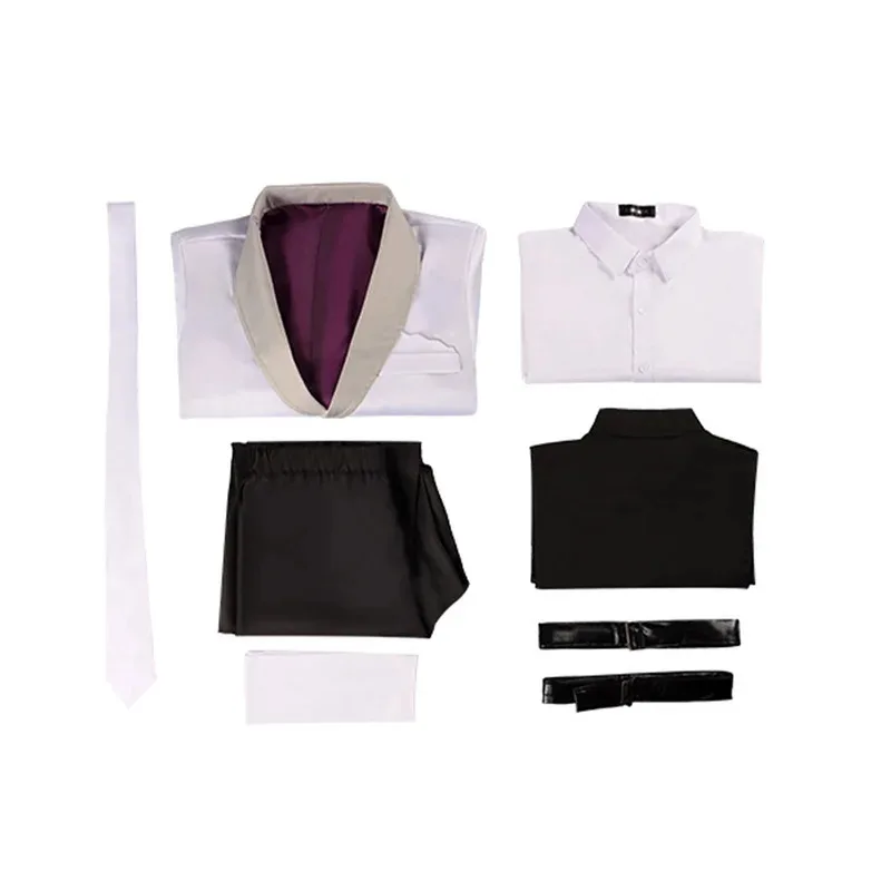 qq34Hemixush Anime Cos Sigma Cosplay Kostüm Komplettset Unisex Anzug Party Uniform
