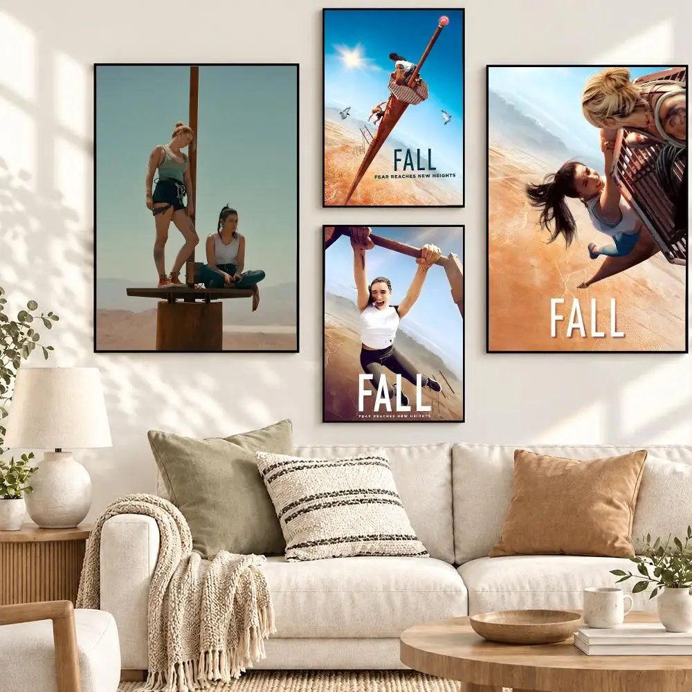 Fall Survival Thriller Movie High Altitude Drama Style Poster Decorative art prints for the home, holiday gifts, unframed
