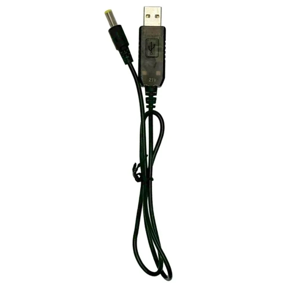 1pc 5V To 21V Boost Cable 21V Battery Charging Cable DC Interface USB Adapter For 21V Battery/5V Charging Head