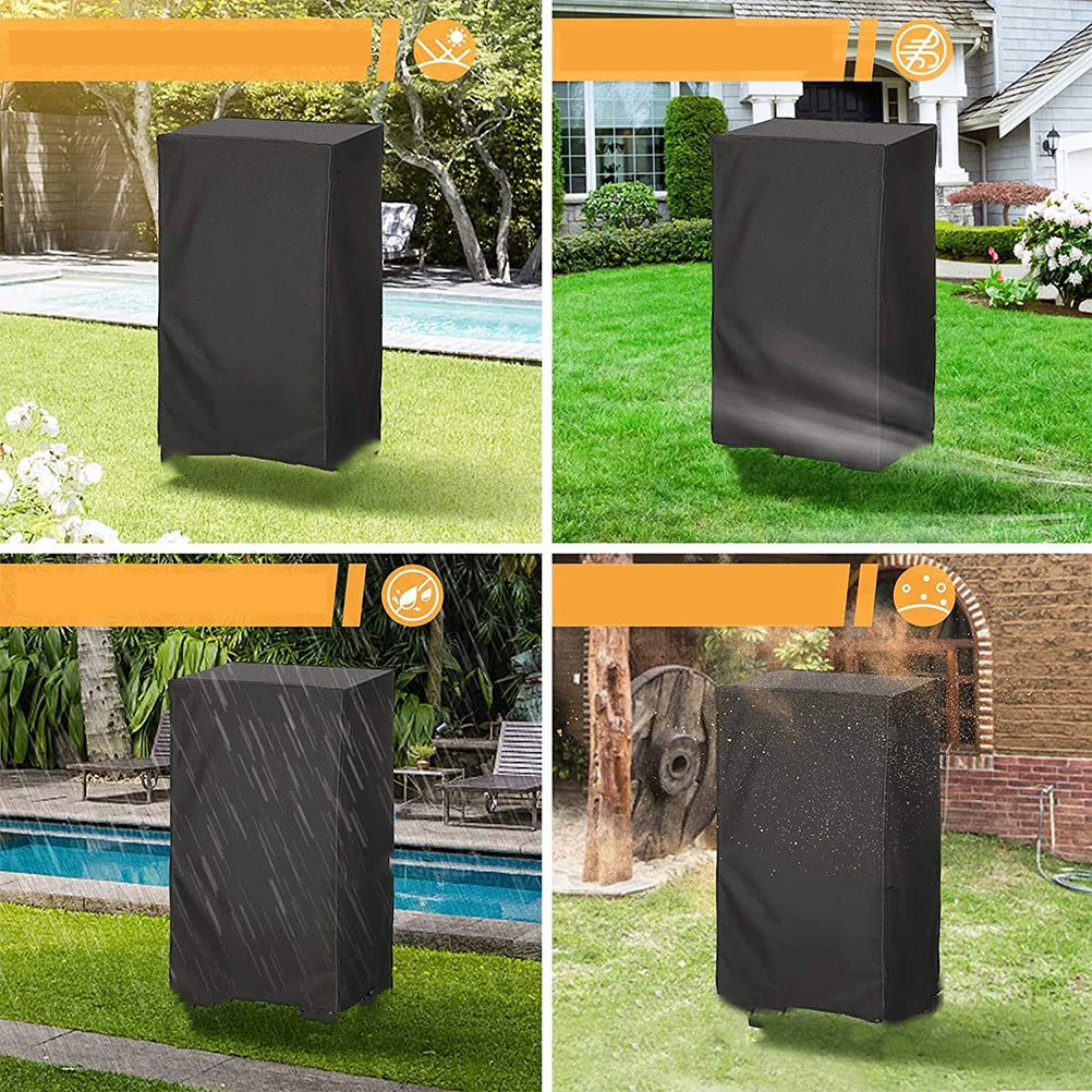 

Waterproof BBQ Oven Cover 210D Silver Coated Oxford Cloth Durable Windproof Protective Grill Outdoor Barbecue