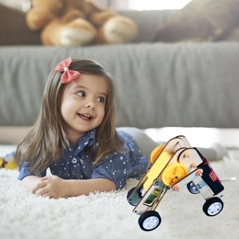 Drewniany robot-robak Zabawka drewnianymi łamigłówkami Zestaw do eksperymentów fizycznych dla dzieci wieku 7–14 lat