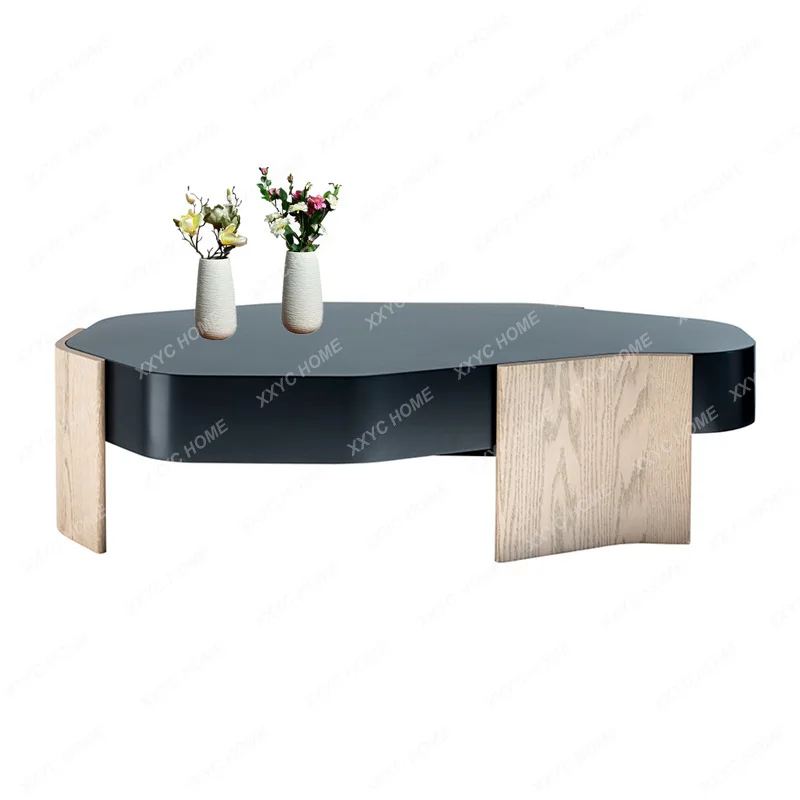 

ML Creative piano painted living room tea table small apartment coffee table