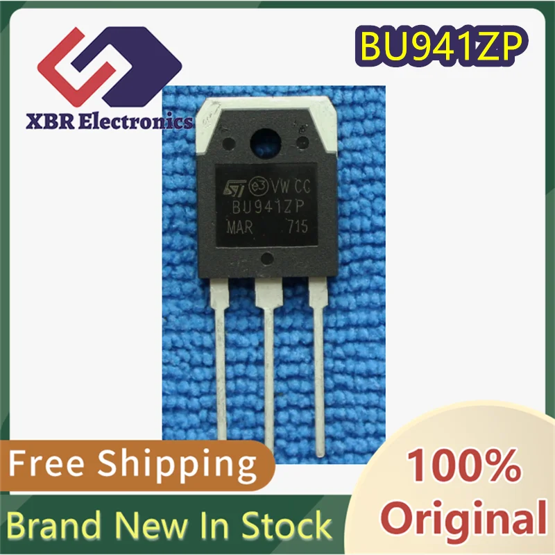(5/50 Piece) BU941ZP BU941 15A 500V TO-3P Transistor Brand New Genuine Original In Stock