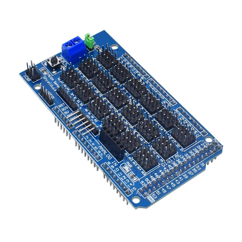 Picture 4: For Arduino MEGA Sensor Shield V1.0 V2.0 Dedicated Expansion Development Board MEGA 2560 Sup IIC Bluetooth SD Robot Parts DIY