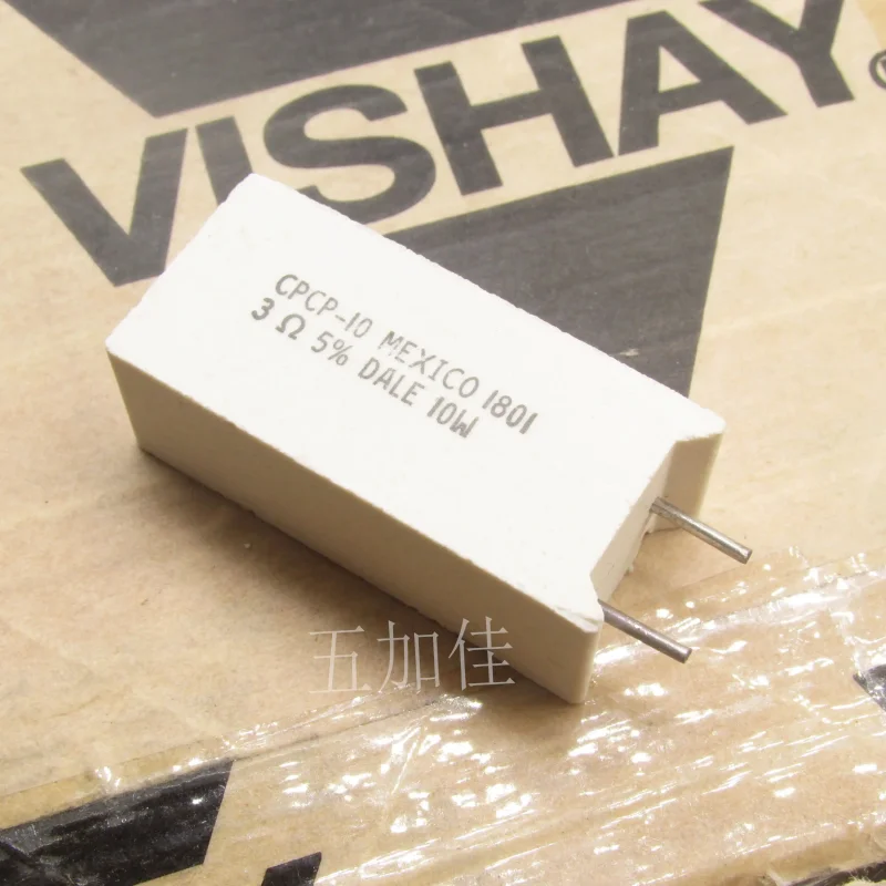 10-100pcs CPCP-10 10W 3R 5% Imported Mexican DALE Vertical Ceramic Cement Resistor CPCP103R000J