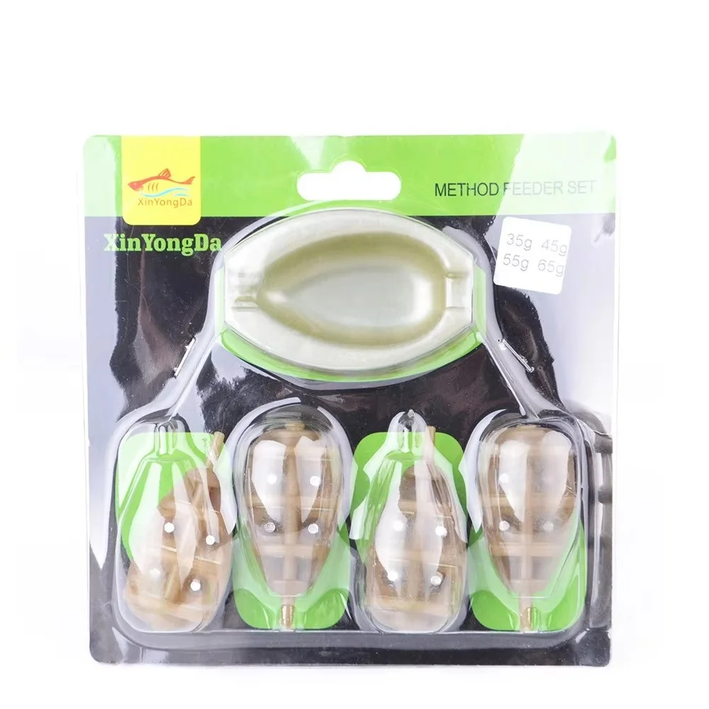 NGB 4 個 15G-45G プラン B 35G-65G フィーダー餌ケージ鯉釣りアクセサリー釣りルアー鯉フィーダー用