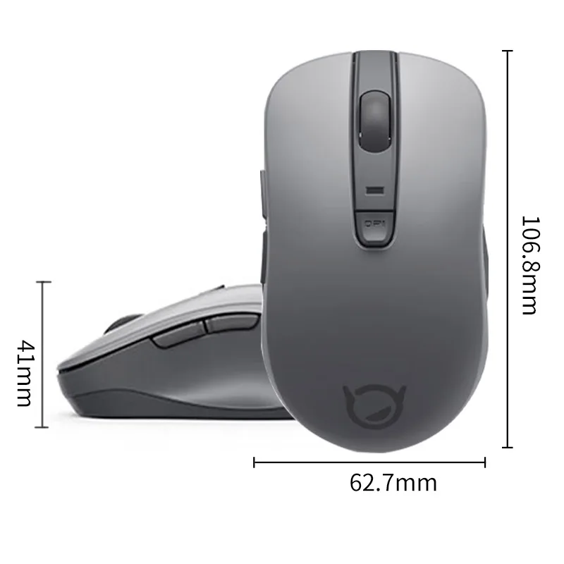 ماوس لينوفو شياو شين M1 روك رمادي فاتح صوت ماوس لاسلكي ماوس مكتب ماوس
