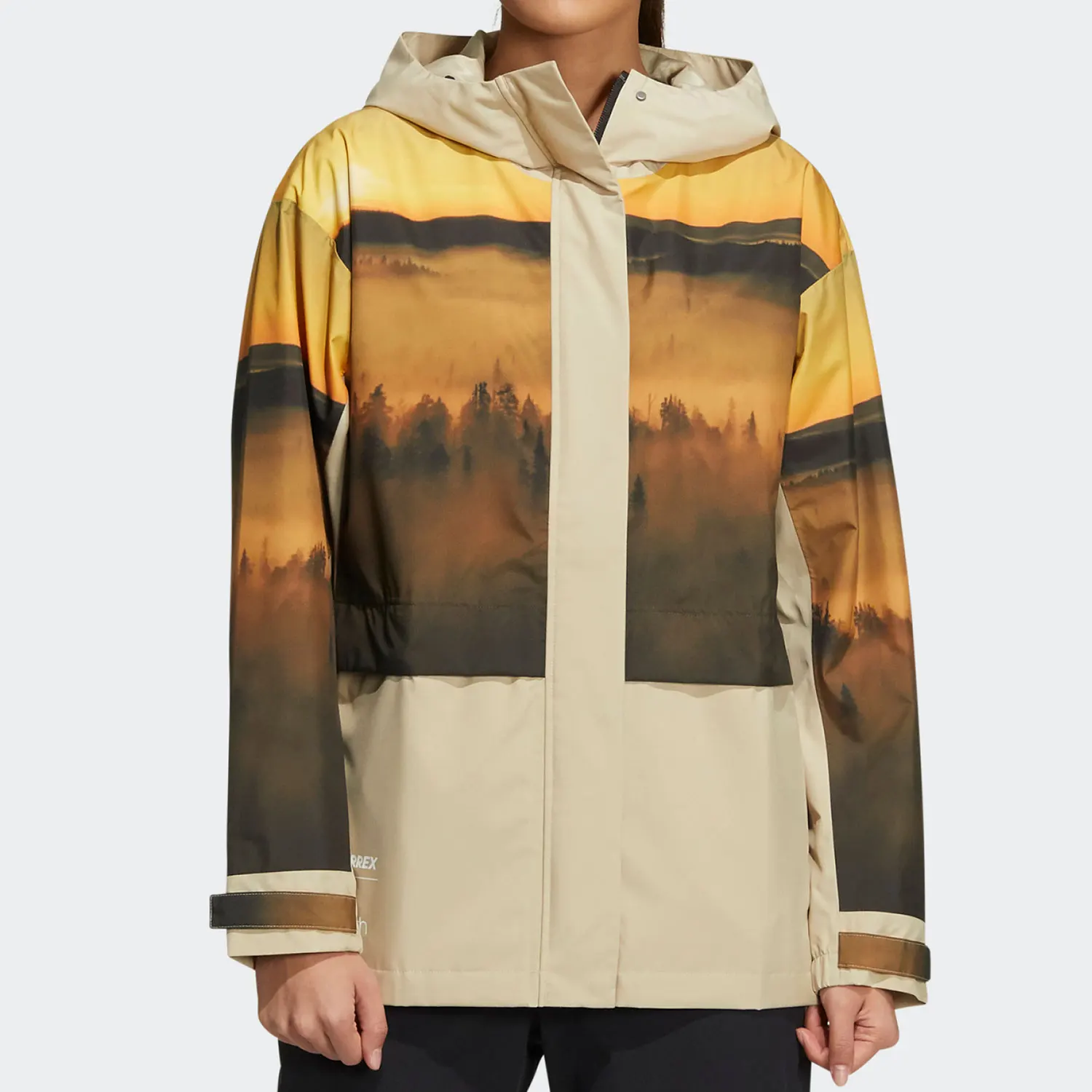 

Adidas genuine new outdoor hooded women's sports jacket HE5222