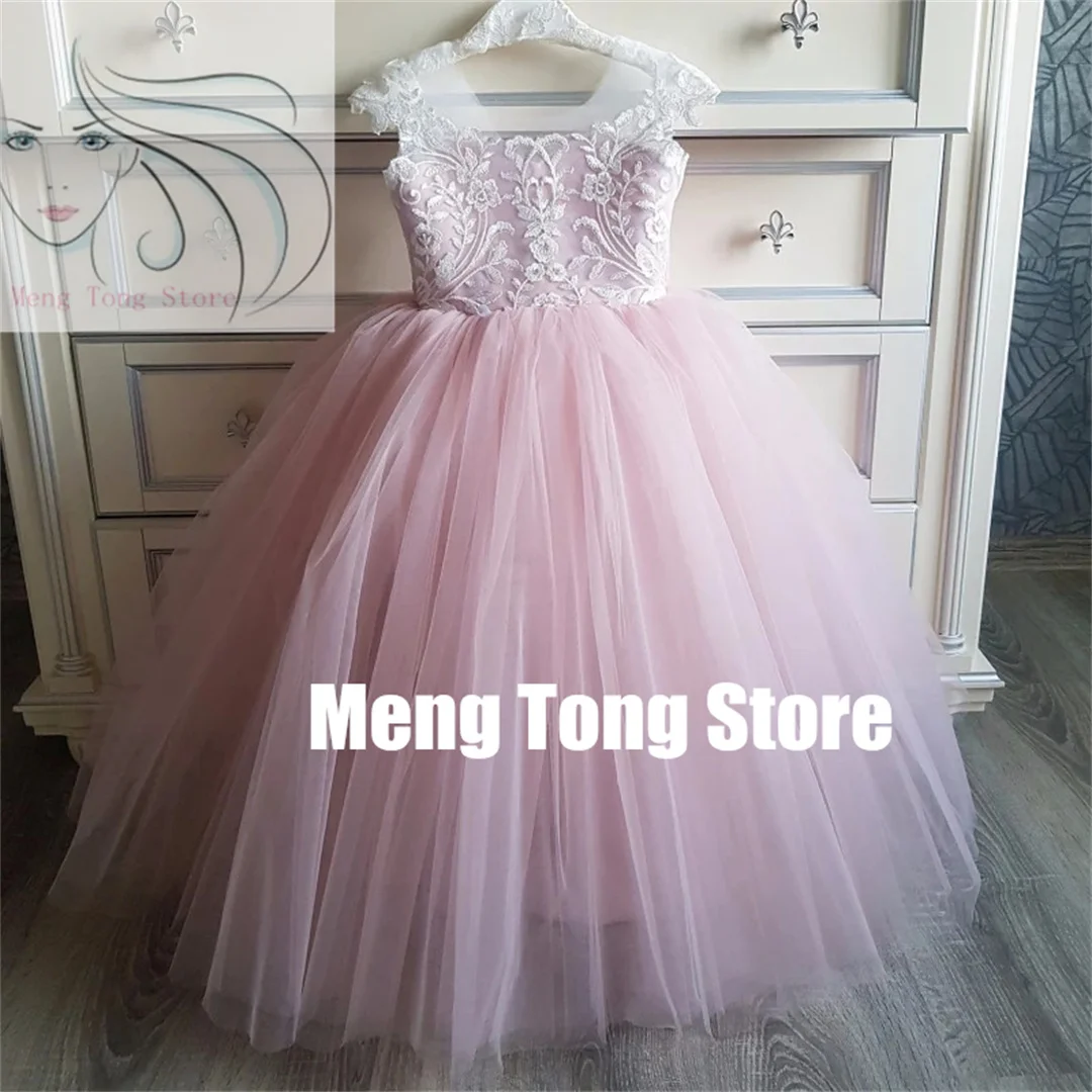 

Индивидуальные платья для девочек-цветочниц, праздничные платья для свадеб, кружевные платья с короткими рукавами, платья принцессы для дня рождения, платья для первого причастия