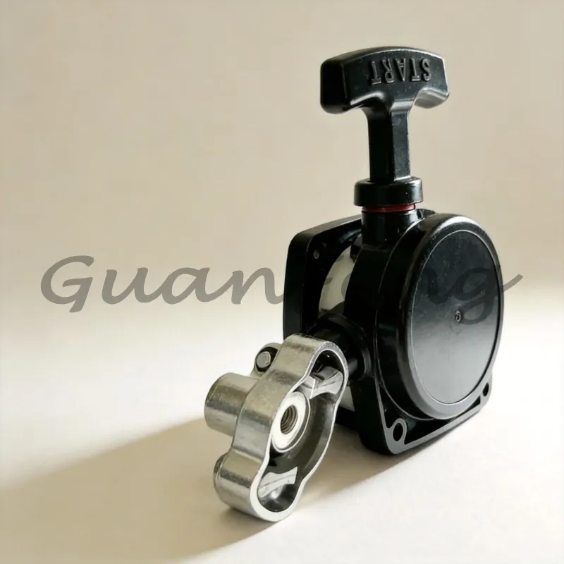 Heavy‑Duty Recoil Starter With Drive Pulley, 1E32F Engine Spare Starter Part for Weed Eater Brush Cutter & Hedge Trimmer