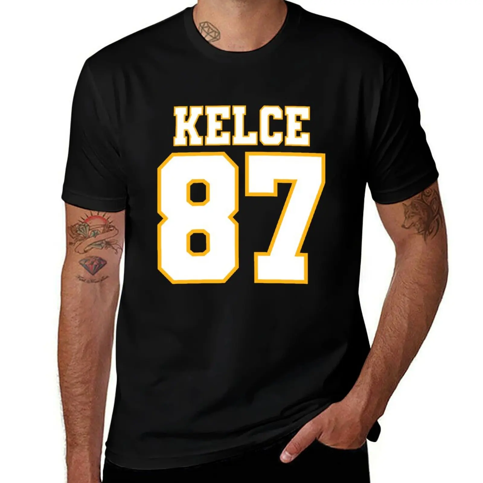 Swift Kelce 87 Red T-Shirt Breathable Gym Short Sleeve T-Shirt