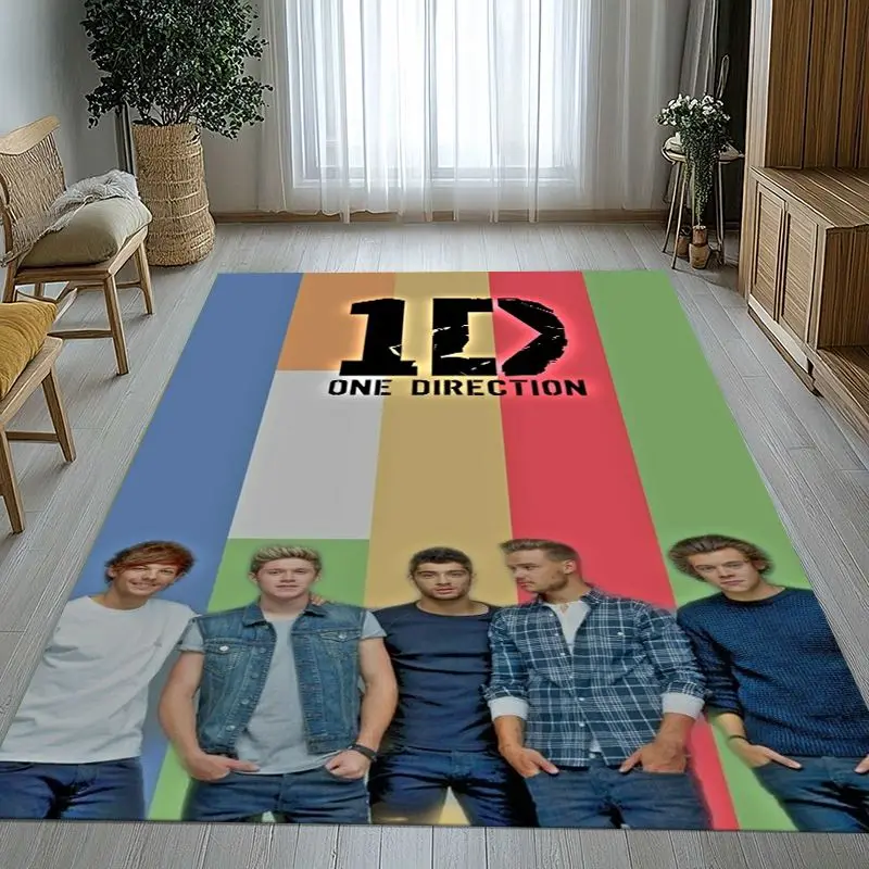 Fashion One D-Direction Boy Band Area Rug,Soft Non-Slip Carpet Mat for Living Room Bedroom Playroom,Sofa Floor Rug,Home Decor