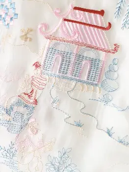 8 best sales Çiçek işlemeli etek - №1