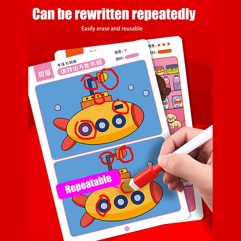 An Educational Fault Finding Game: Reusable Wiping Paper For Focus And Attention TrainingUniversal Box