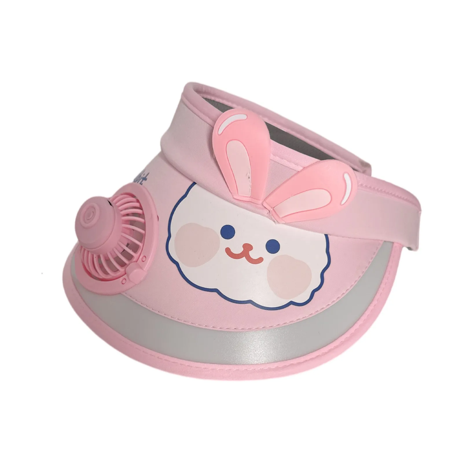 

2in1 Children Fashion Cartoon Cute Fan Cap Long Battery Lightweight And Portable Outdoor Sports Cooling and Sunshade Accessory