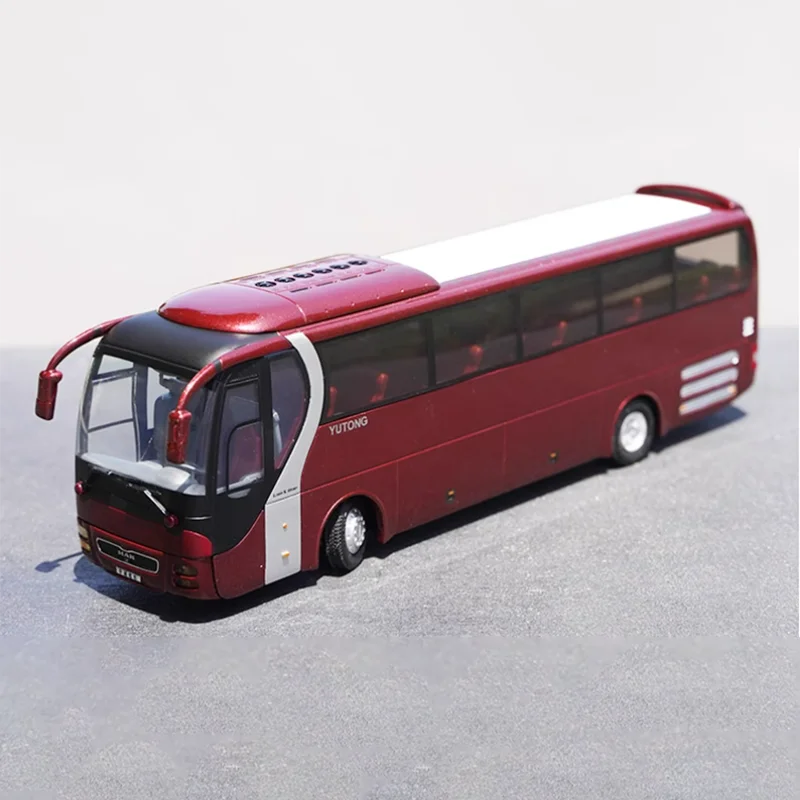 Diecast Scale 1:42 Yutong Bus MAN RheinSTAR ZK6120R41 Luxury Tour Bus Model Alloy Metal Vehicle Gift Display Collection   Hobby