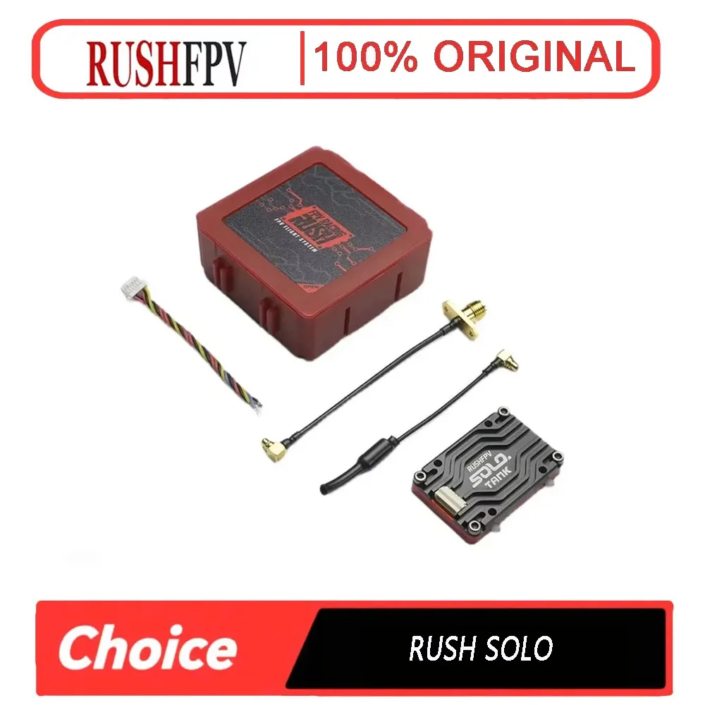 

RUSH Solo Tank 5,8G VTX видеопередатчик Корпус с ЧПУ 1,6 Вт Высокая мощность Встроенный микрофон Структура рассеивания тепла для RC FPV