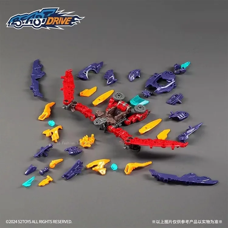 ในสต็อก Original 52 ของเล่น BEASTDRIVE BD-10 ไดรฟ์ PTERANO ประกอบหุ่นยนต์แปลง Pterosaur และรถแข่ง Action Figure ของเล่น